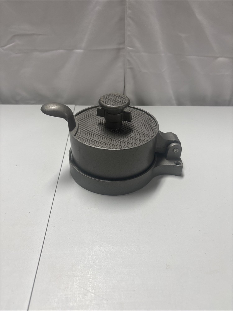 Heavy Duty Aluminum Burger Press Adjustable Thickness From 1/4 Inch To 1 Inch