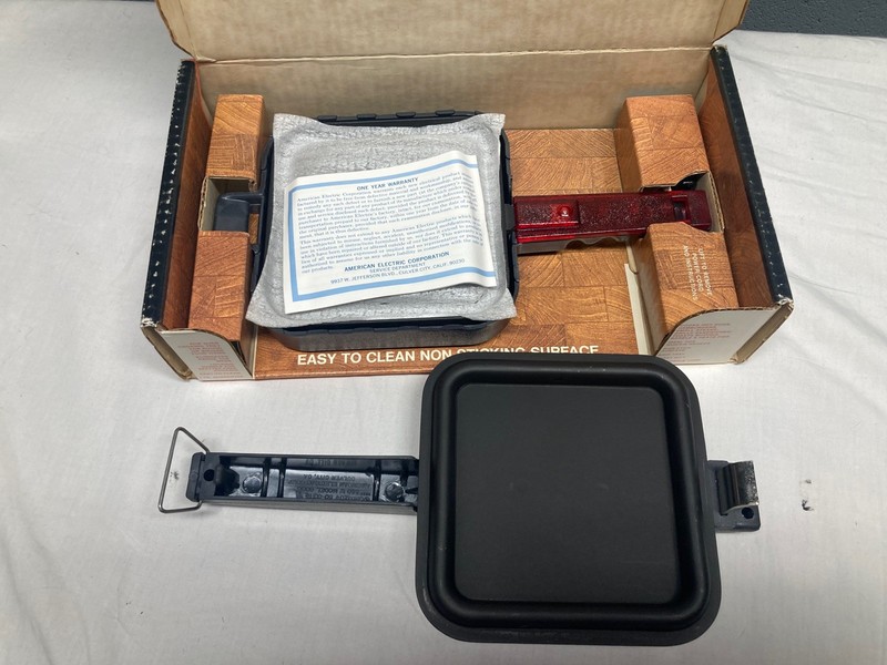 Great American Burger Machine Model 6000 American Electric Corp Vintage gallery