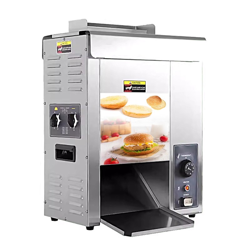Kolice Commercial Chain Type Hamburger Baking Machine, Burger Bread Toaster gallery