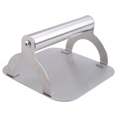 Kitchen Stainless Steel Steak Weight/Bacon Press with Handle, Heavy-Weight3913