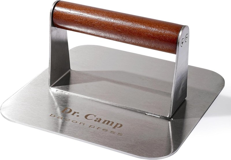 Durable 7-Inch Burger Press - Professional Smasher for Even Cooking & Searing gallery