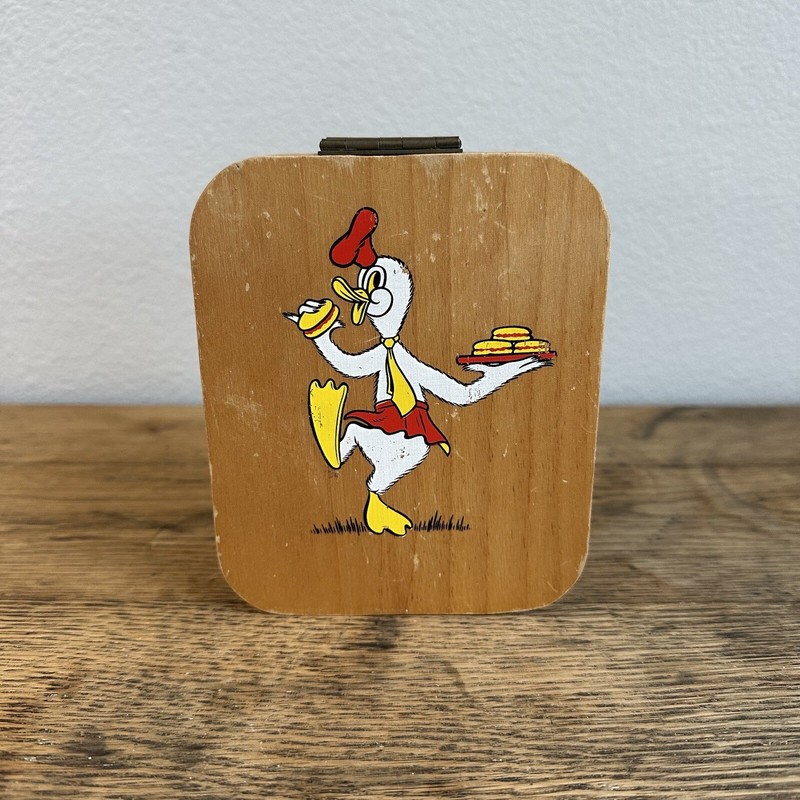 Vintage Hamburger Press Double Sided Mold MCM Chicken Kitchen Decor RARE gallery