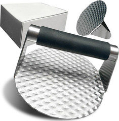 Updated Smash Burger Press,304 Stainless Steel Hamburger Press with Heat Insulat