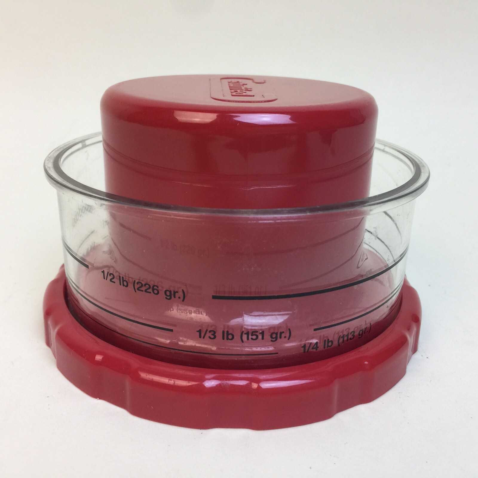 Good Cook 3 Piece 4” Plastic Hamburger Burger Stuffing Press gallery