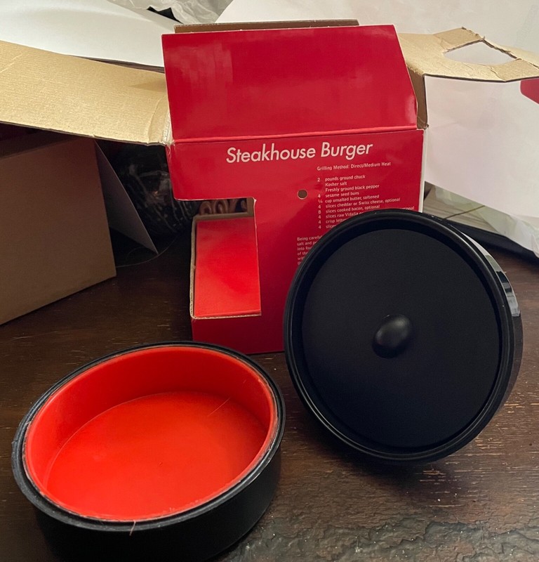 Grill Friends Steakhouse Burger Press 2005 NEW IN BOX. Never Used. gallery