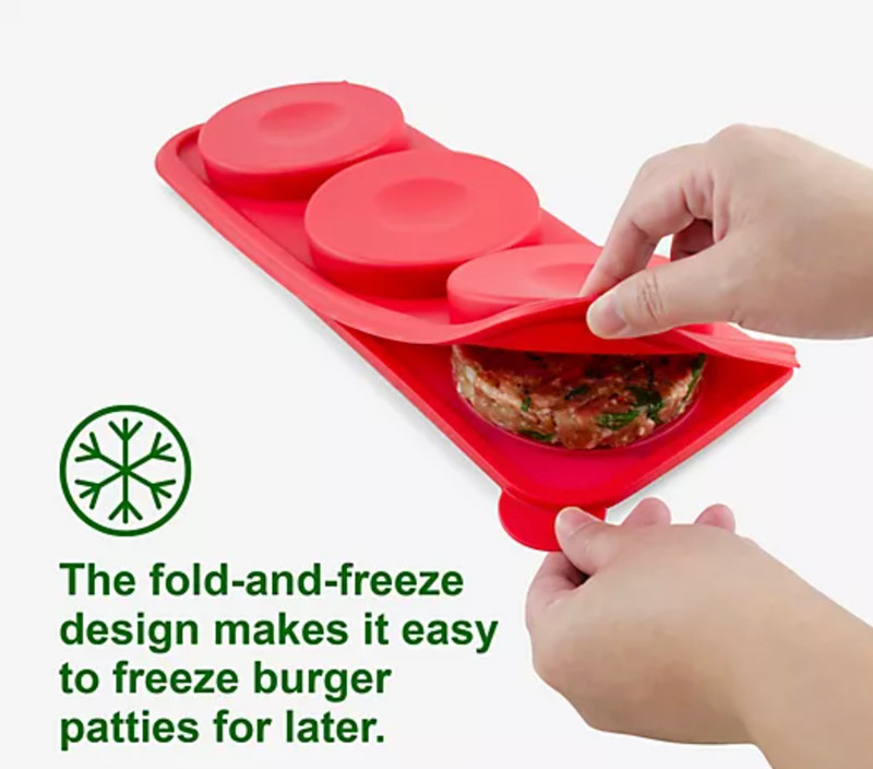 Prepology Set of 2 Silicone Burger Molds gallery