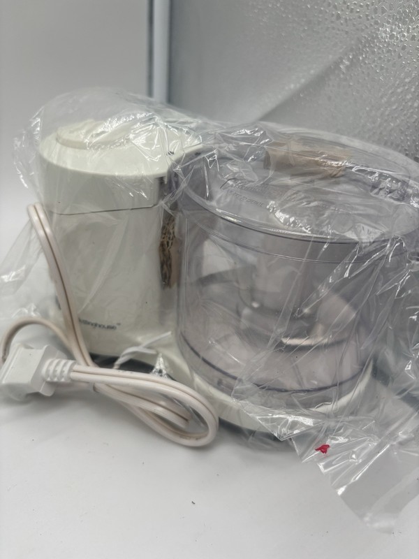 Lot Of Kitchen Equipment Chopper, Hamburger Press, Mixer gallery
