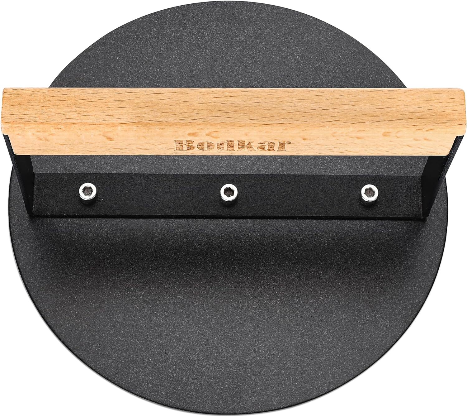 Smash Burger Press 6 inch, Round Smasher Grill #1 Round, Black gallery