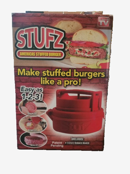 Stufz Stuffed Burger Press Hamburger Patty Maker As Seen On TV NEW Open Box gallery