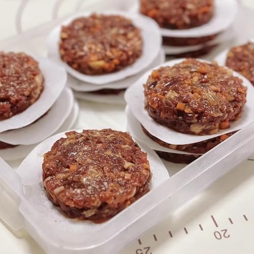 1500pcs Non-Stick Hamburger Patty Paper, 4.5" Round Wax Sheets for Freezing & BB gallery