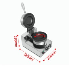 Ice Cream Burger Maker UFO Double/Single Head Ice Cream Filling Waffle Maker