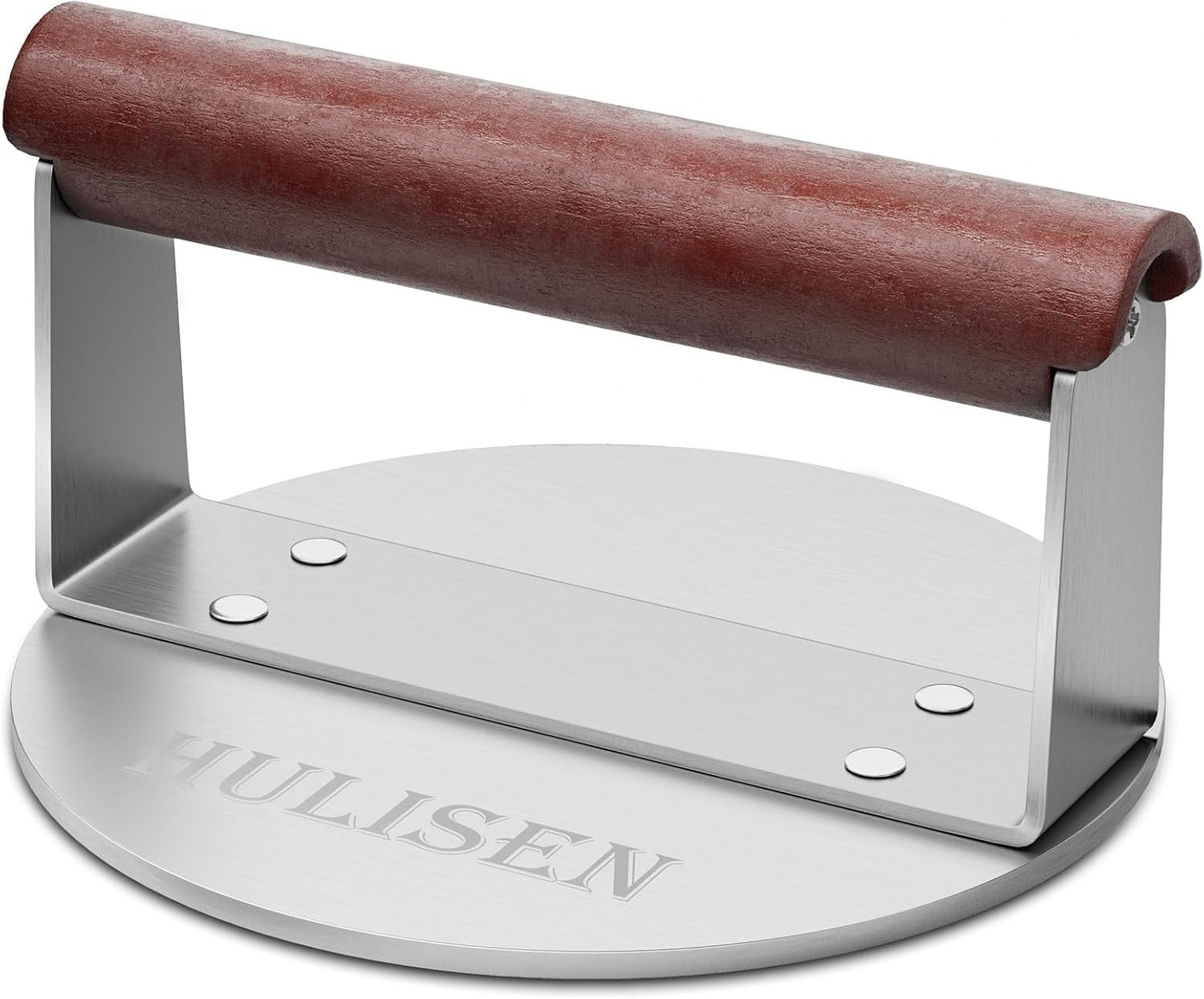 HULISEN Burger Smasher, Stainless Steel Smashed Burger Press, 6 Inch Hamburger P gallery