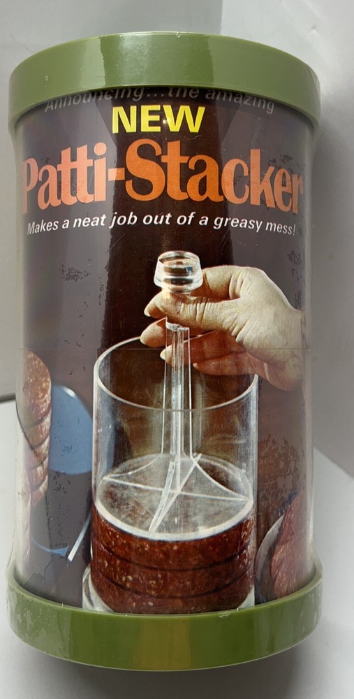 New Patti- Stacker Hamburger Maker LeMark Industries Inc Vintage 1970’s New