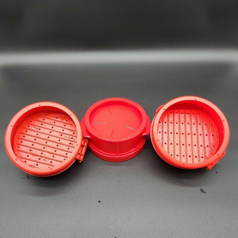 StufZ and Stuff a Burger Press Red Lot of 3 Stuffed Patty Maker BBQ Kitchen Tool gallery
