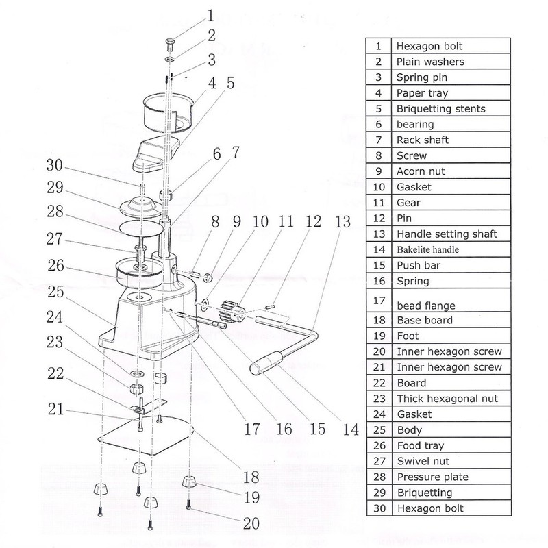KK 130mm Commercial Manual Hamburger Patty Burger Press Patties Maker Machine gallery