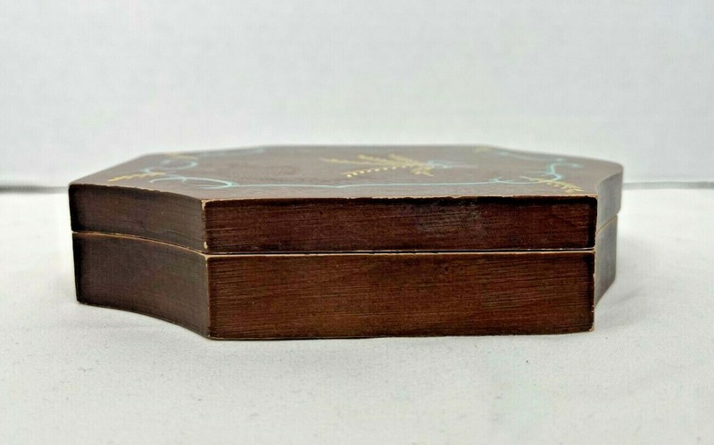 Vintage Wooden Hamburger Press MCM Wheat & Scrolls Japan Woodpecker Ware gallery
