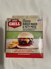 Expert Grill 3-in-1 Stuffed Burger Maker & Patty Press (round)) USA Made!
