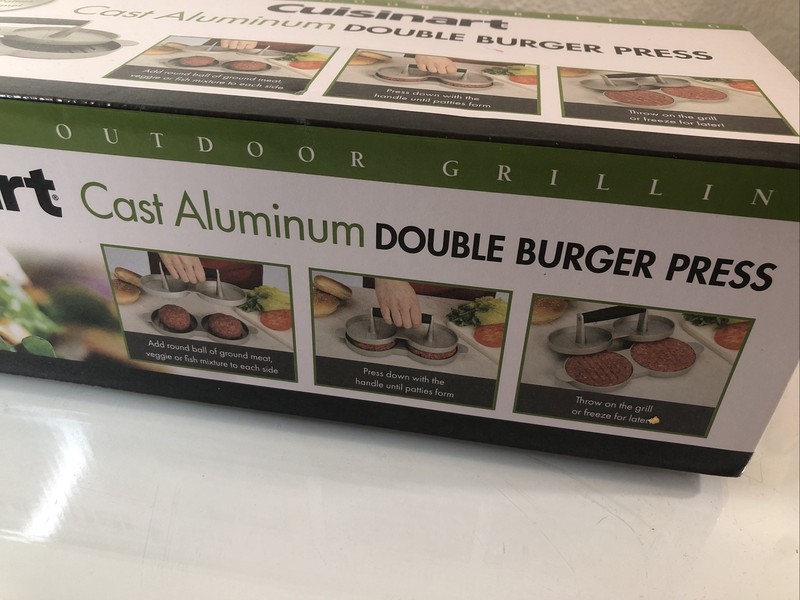 Cuisinart Outdoor Grilling CABP-320 Cuisinart Cast Aluminum Double Burger Press gallery