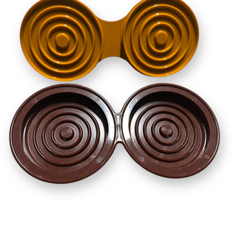 Charcoal Companion Double Hamburger Press Mold Burger 4.5" Circular Patties 2005 gallery