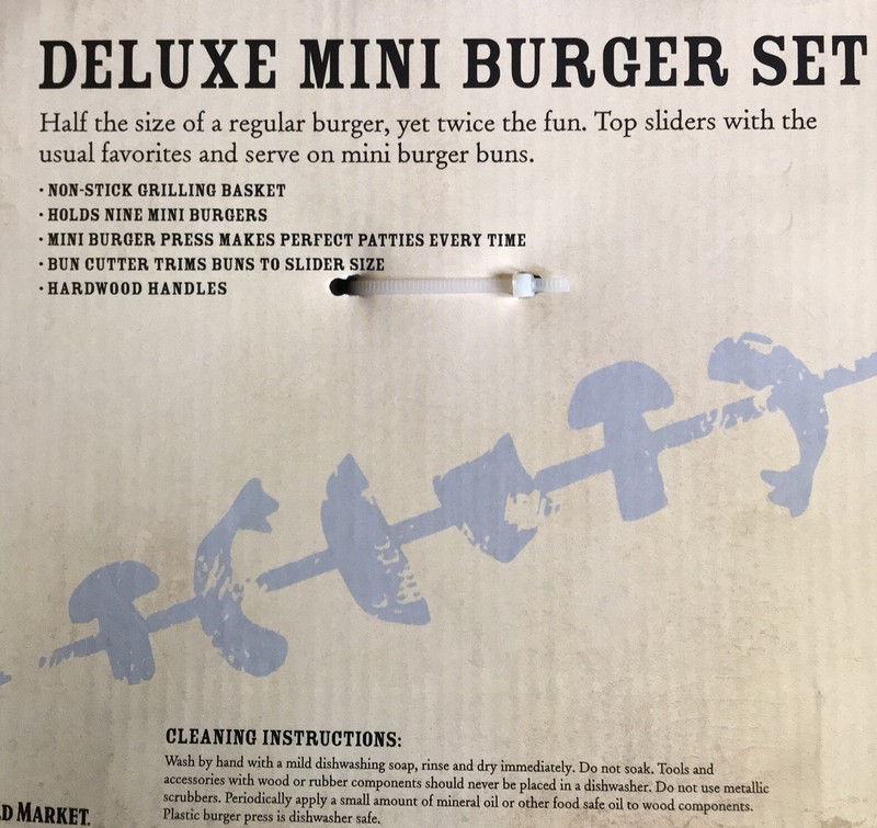 World Market Deluxe Mini Burger Set - NEW gallery
