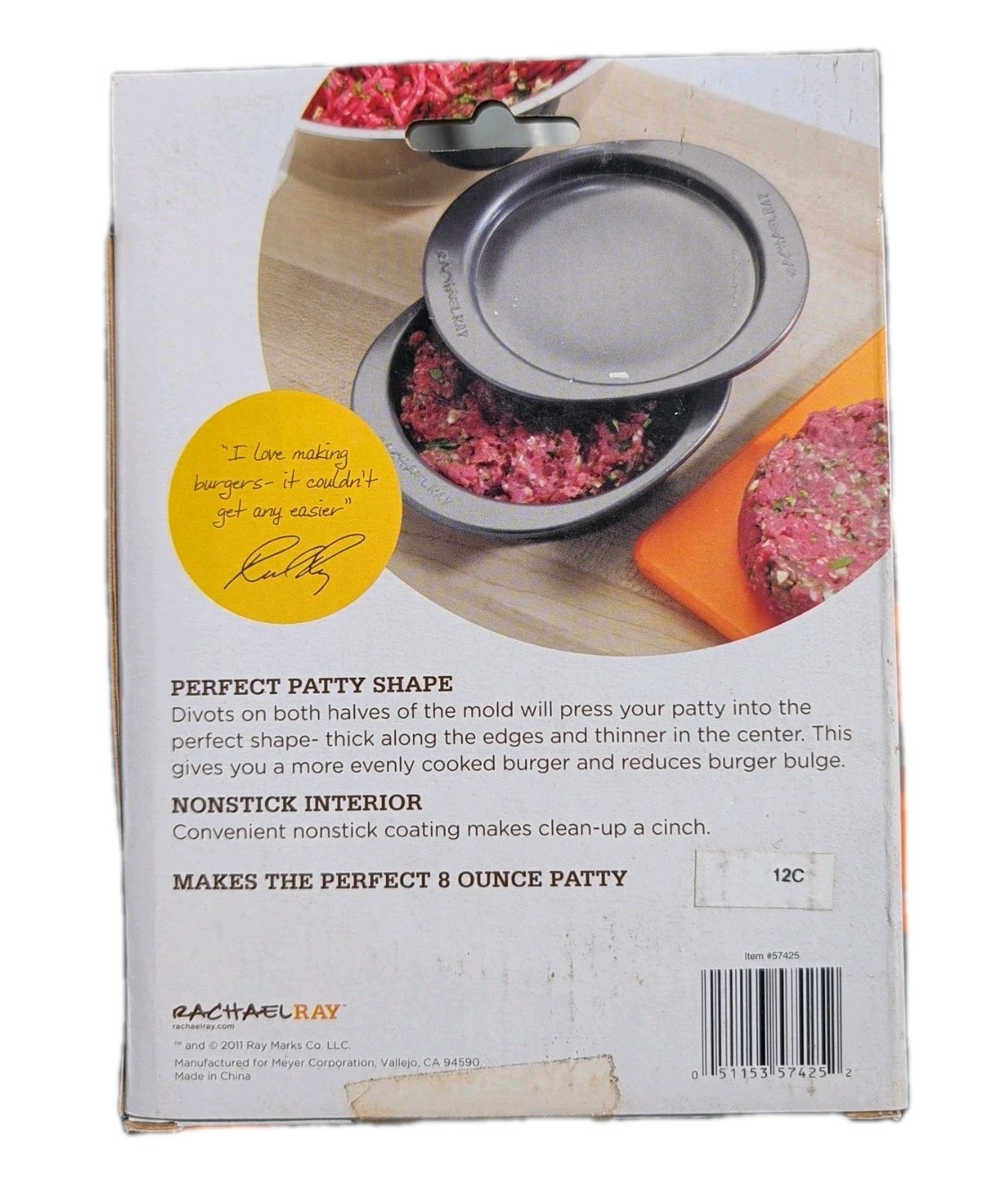 New Rachael Ray Burger Mold, 2011, New in Box gallery