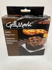 GRILL MARK STUFFED BURGER PRESS MODEL 8392078 New