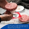 Burger Patty Paper Round 4.5 In Set Of 500 Non Stick Pad Press Patty Plastic gallery