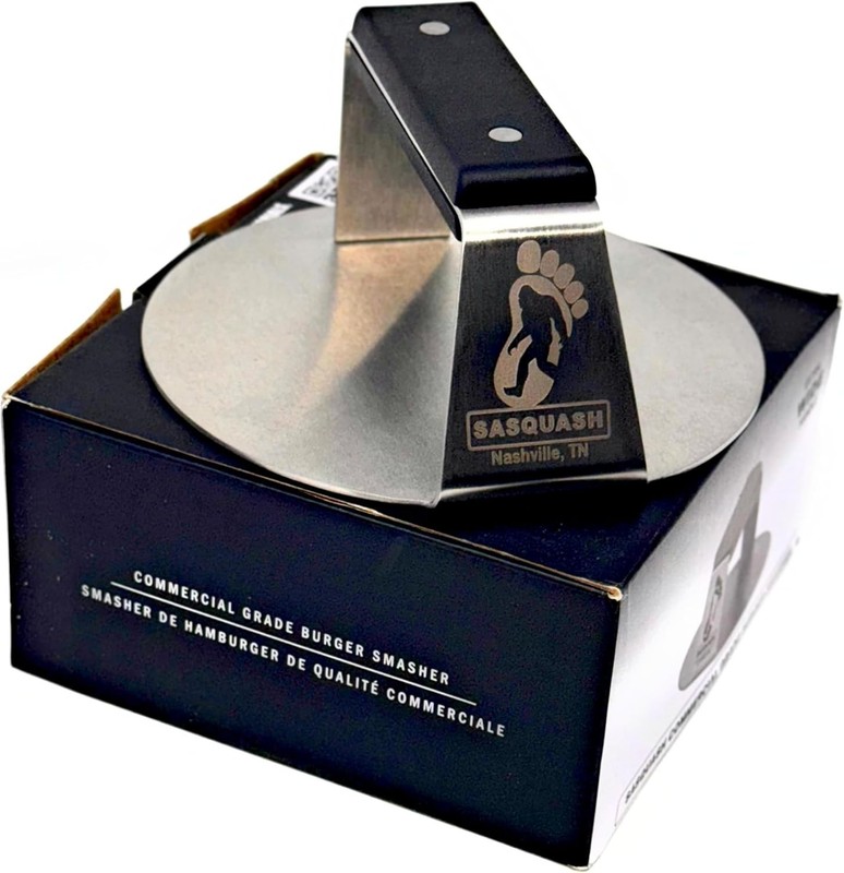 The Sasquash 6-Inch Commercial Burger Press - Ultimate Smasher for Grill Lovers gallery