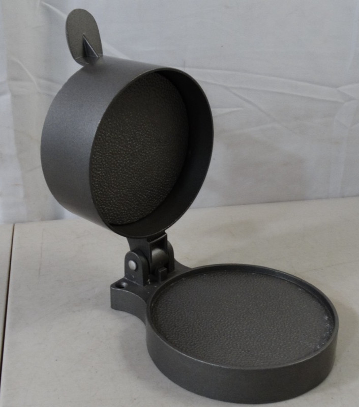 Single Adjustable Thickness Hamburger Press Heavy Duty Cast Aluminum Patty Maker gallery