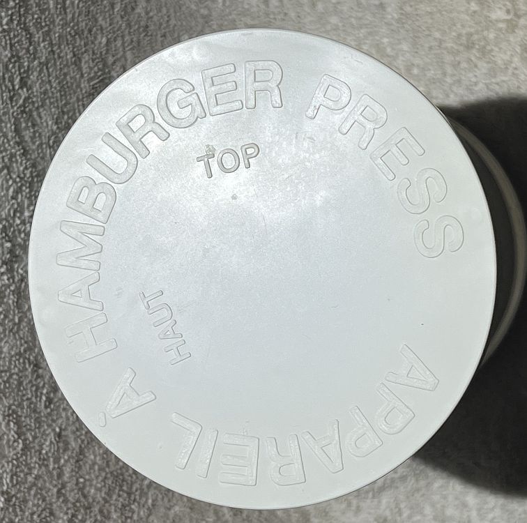 Vintage Plastic Appareil Hamburger Press Patty Maker gallery