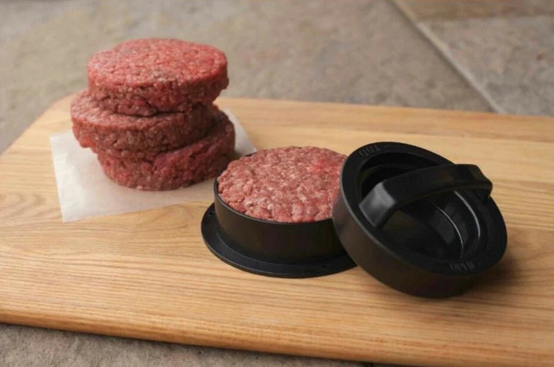 Non Stick Stuffed Burger Press 3 IN 1 Hamburger Patty Molds Maker BBQ Kitchen gallery