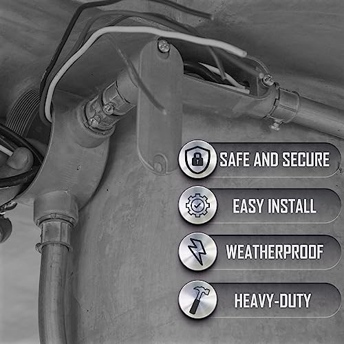 RLB200 Threaded LB Conduit Body, Die Cast Aluminum, Stamped Steel Cover, 2 2" gallery