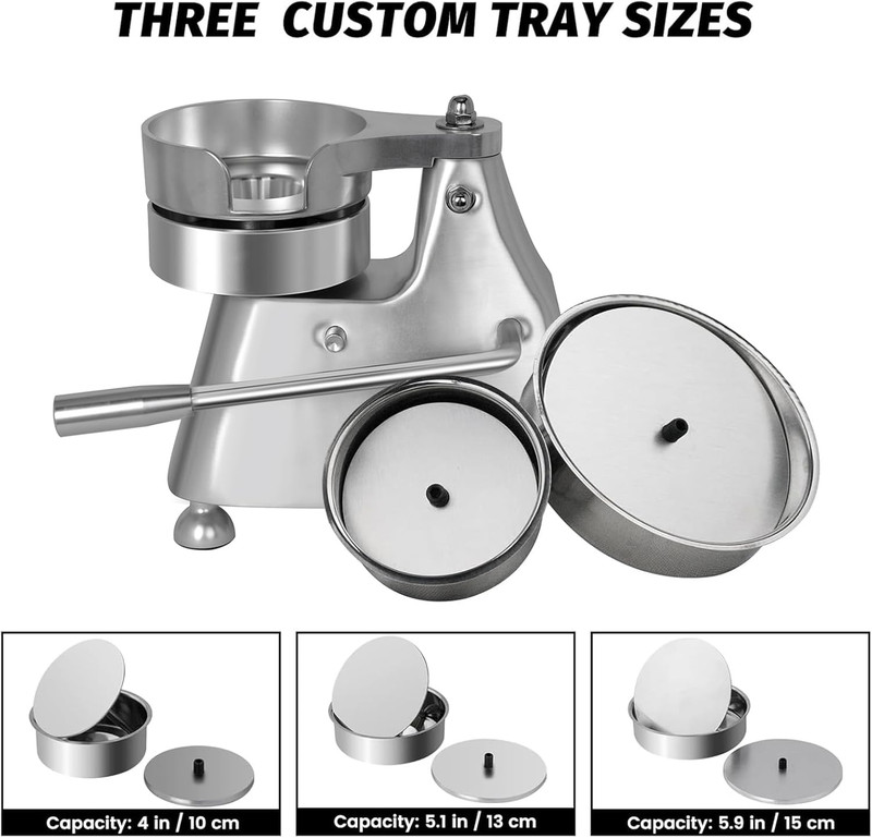 Hakka Commercial Hamburger Press Patty Maker, Stainless Steel Heavy Duty Grill B gallery