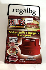 Stufz Stuffed Burger Press – Hamburger Patty Maker – As Seen On TV New Old stock