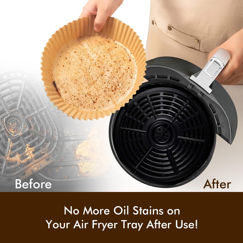 Sipnore 200PCS Round 7.9" Non-Stick Disposable 7.9, gallery