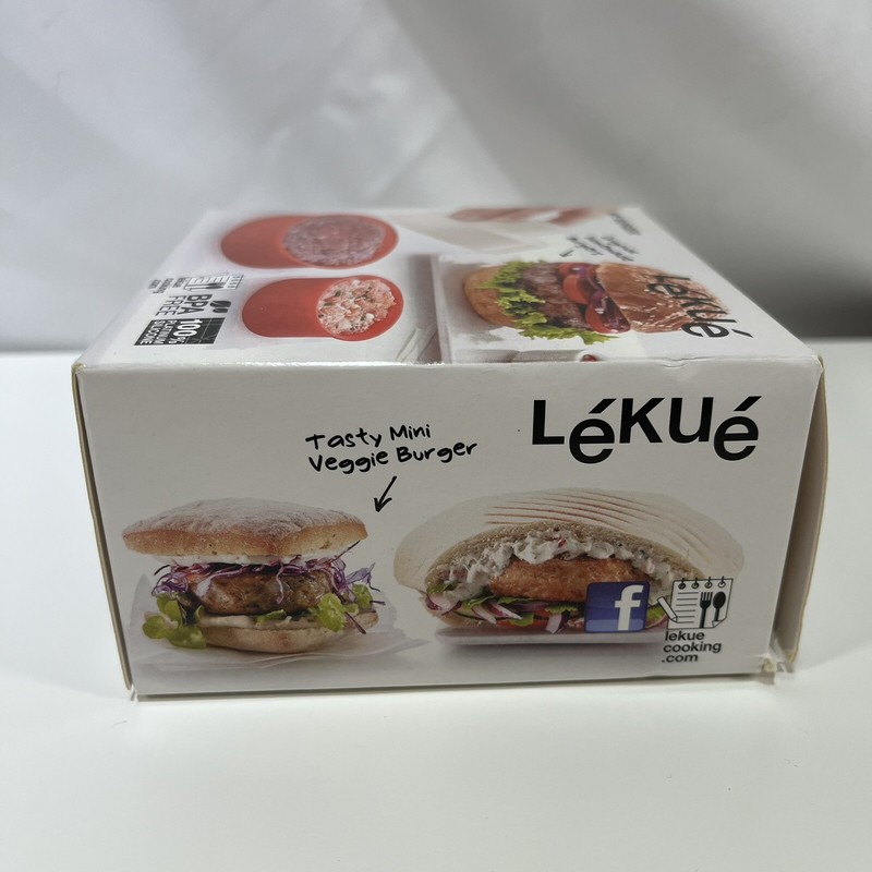 Lekue My Burger Stuffed Hamburger Patty Maker NEW BPA Free Silicone Summer Grill gallery
