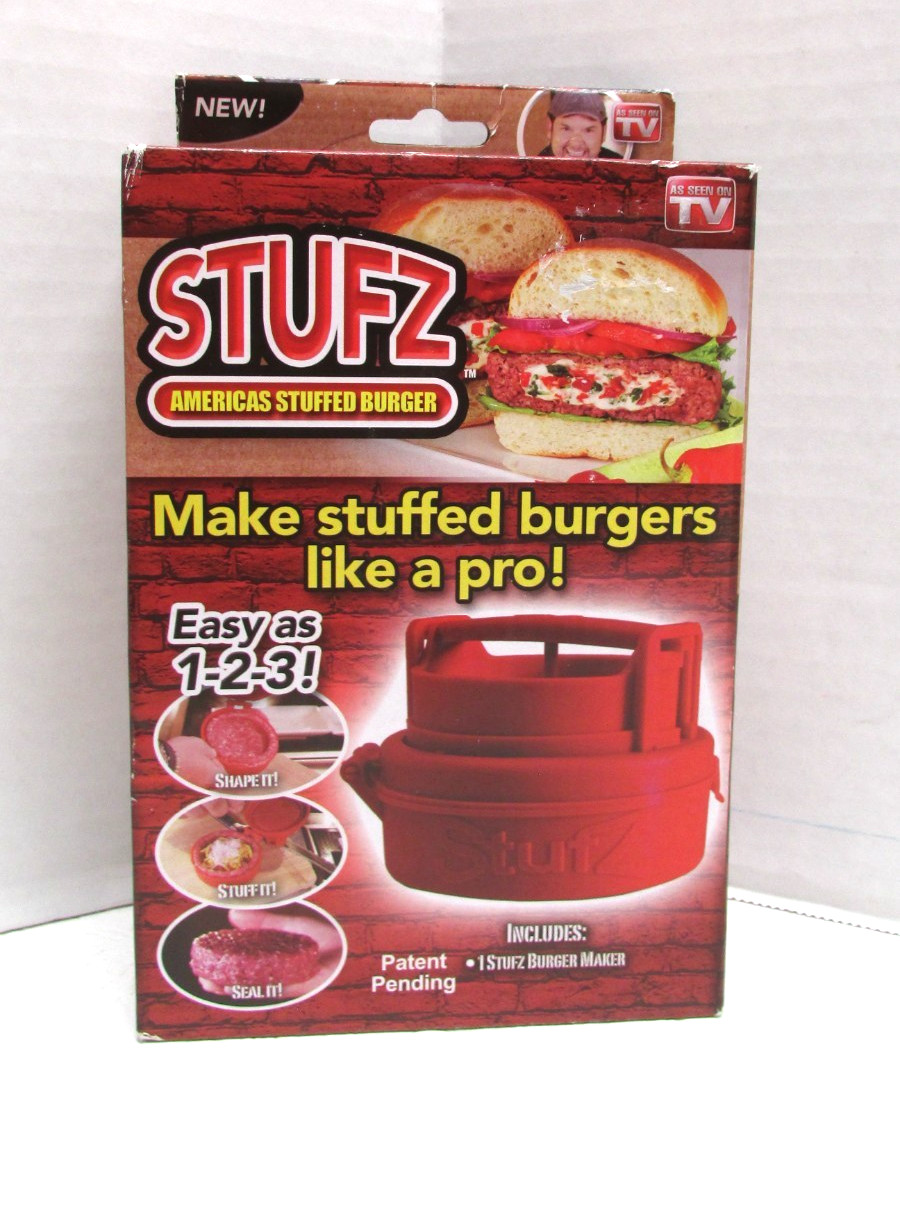 NEW Stufz Stuffed Burger Press - Hamburger Patty Maker - As Seen On TV gallery