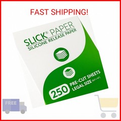 Slick Paper Silicone Release Paper – Legal Size 8.5×14″ Fits in Printer