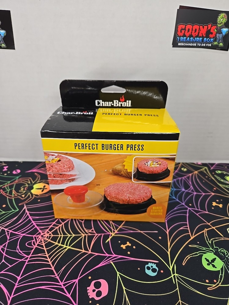 Char-broil Perfect Burger Press BPA Free Makes Stuffed Burgers NEW