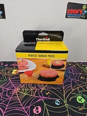 Char-broil Perfect Burger Press BPA Free Makes Stuffed Burgers NEW