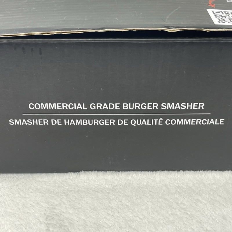 Burger Iron Sasquash 6" Stainless Steel Burger Press Smasher Wide Handle gallery