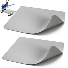 WRINGKIT 2 Pack Silicone Heat Press Mat 15 x 12 Inch, Heat Press Pad 0.3″ Thi…