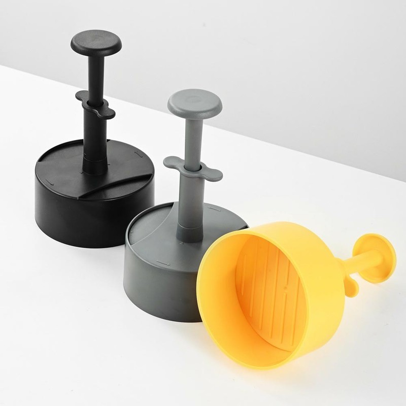 Reusable Lightweight Hamburger Patty Press with 100 Sheets of Silicone Oil Paper gallery