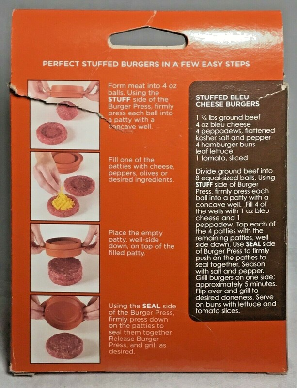 Nordic Ware Stuffed Burger Maker & Patty Press Sliders Made In USA Brand New NIP gallery