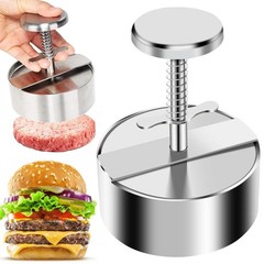 304 Stainless Steel Hamburger Press for Perfect Meat Patties