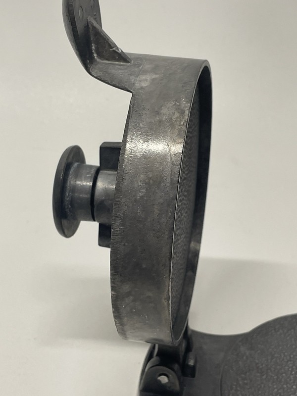 Vintage Retro Hinged Adjustable Aluminum Hamburger Press 4.5" Wide Mountable gallery