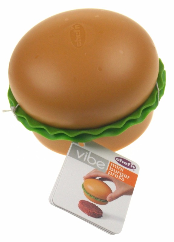 Chef'n Vibe Lot 4 Mini Burger Press 2.5 oz Hamburger Patty Mold Gift Mold Maker gallery