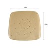 Air Fryer Parchment Paper Liners（10"×10"） Square 100Pcs 10 x 10 inches, Brown gallery