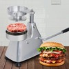 Clivia 3 in 1 Burger Press Patty Maker 4"/5"/6" Burger Trays with 1500pcs Paper gallery
