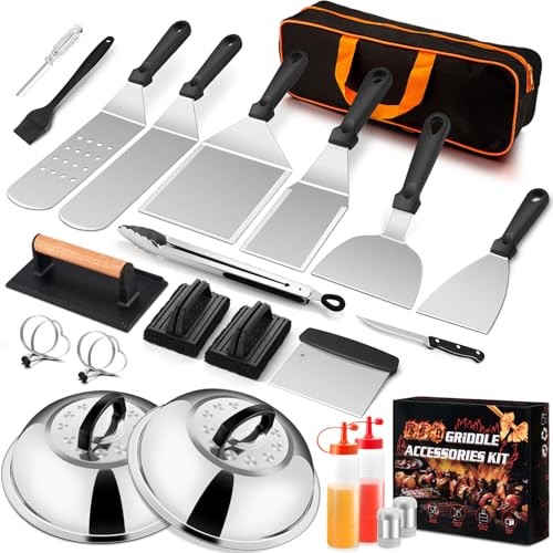 25Pcs Griddle Accessories Kit for Blackstone, Stainless Steel PP Handle gallery
